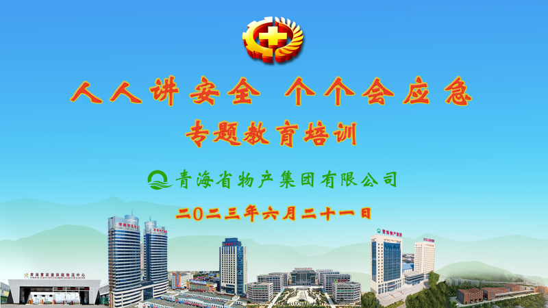 提高安全管理水平 落實全員安全責(zé)任——集團安委會舉辦2023年“人人講安全，個個會應(yīng)急”專題教育培訓(xùn)